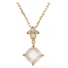 Cartier Vintage - Diamond Rose Quartz Necklace - Collana Cartier in Oro Rosa - Alta Qualità Luxury