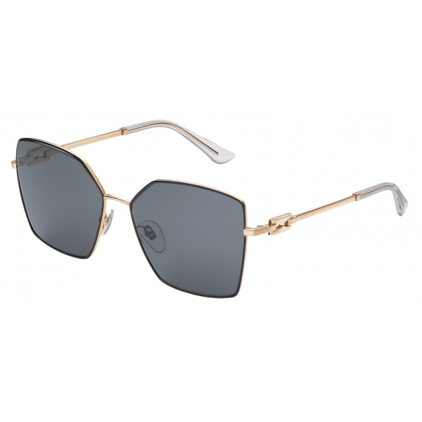 Bulgari - B.Zero1 - Squared Metal Sunglasses - Black Gold - B.Zero1 ...