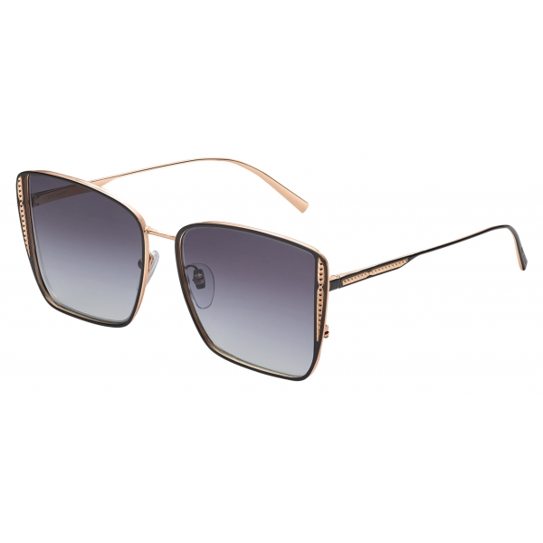 Bulgari - B.Zero1 - Squared Metal Sunglasses - Black Gold - B.Zero1 Collection - Sunglasses - Bulgari Eyewear