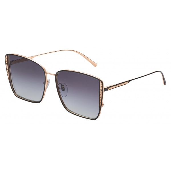 Bulgari - B.Zero1 - Squared Metal Sunglasses - Black Gold - B.Zero1 ...