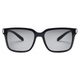 Bulgari - "Bvlgari Bvlgari Aluminium" Squared Acetate Sunglasses - Black - Bulgari Eyewear