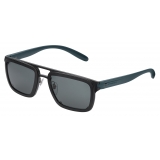 Bulgari - "Bvlgari Bvlgari Aluminium" Rectangular Sunglasses - Grey - Sunglasses - Bulgari Eyewear