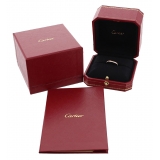 Cartier Vintage - 18K Half Diamond Ballerina Curve Ring - Anello Cartier in Oro - Alta Qualità Luxury