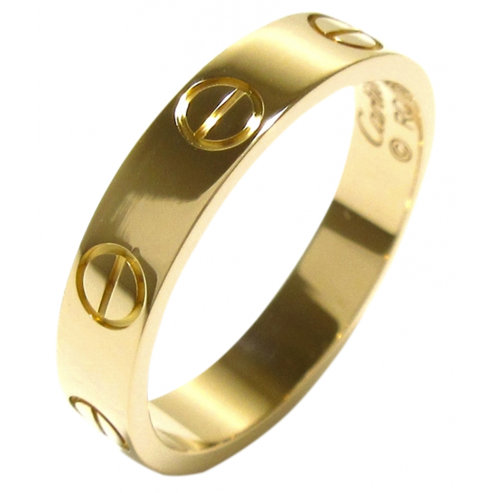 Cartier Vintage - 18K Mini in High Luxury Cartier Ring - - Gold Ring Quality - Love Avvenice