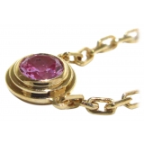 Cartier Vintage - Sapphire Legers de Cartier Necklace - Cartier Necklace in Gold Pink - Luxury High Quality