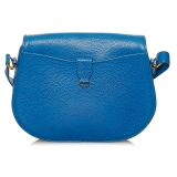 Cartier Vintage - Must de Cartier Leather Shoulder Bag - Blue - Leather Handbag - Luxury High Quality