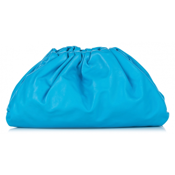 Bottega Veneta Vintage - The Pouch - Blue - Leather Handbag