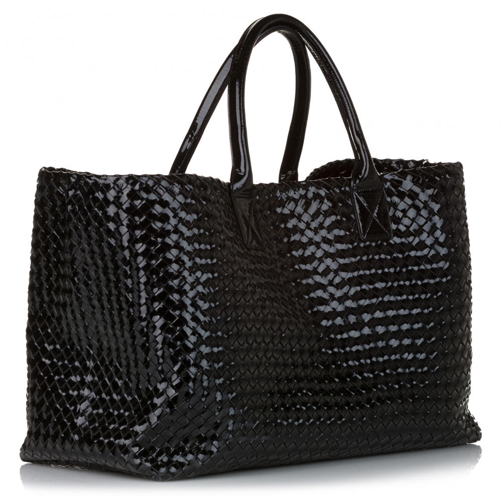 Bottega Veneta Vintage - Intrecciato Leather Tote Bag - White Grey -  Leather Handbag - Luxury High Quality - Avvenice