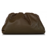 Bottega Veneta Vintage - The Mini Pouch - Dark Brown - Leather Handbag - Luxury High Quality