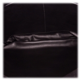 Bottega Veneta Vintage - The Fringe Pouch Leather Shoulder Bag - Black - Leather Handbag - Luxury High Quality