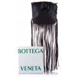 Bottega Veneta Vintage - The Fringe Pouch Leather Shoulder Bag - Black - Leather Handbag - Luxury High Quality