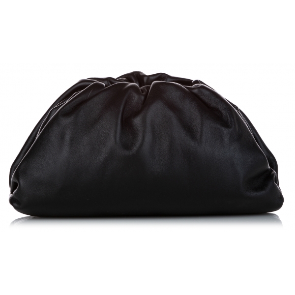 Bottega Veneta Vintage - The Mini Pouch - Black - Leather Handbag - Luxury High Quality