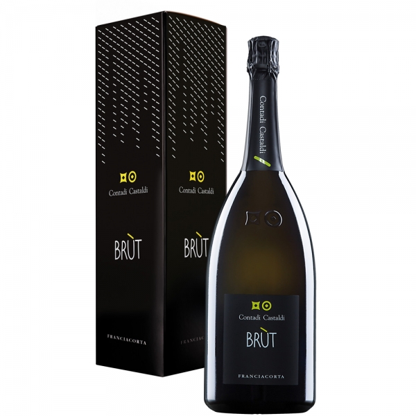 Contadi Castaldi - Franciacorta D.O.C.G. Brut - Magnum - Gift Box - Chardonnay - Luxury Limited Edition - 1,5 l