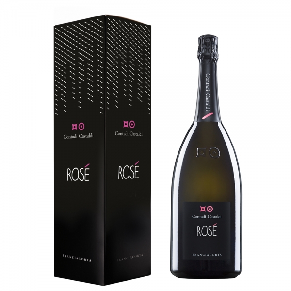 Contadi Castaldi - Franciacorta D.O.C.G. Rosé - Magnum - Astucciato - Pinot Nero - Luxury Limited Edition - 1,5 l