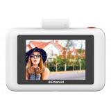 Polaroid - Fotocamera Digitale Snap Touch a Stampa Istantanea con Schermo LCD (Bianco) e Tecnologia di Stampa Zink Zero Ink