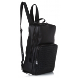 Bottega Veneta Vintage - Intrecciato Leather Backpack - Nero - Zaino in Pelle - Alta Qualità Luxury
