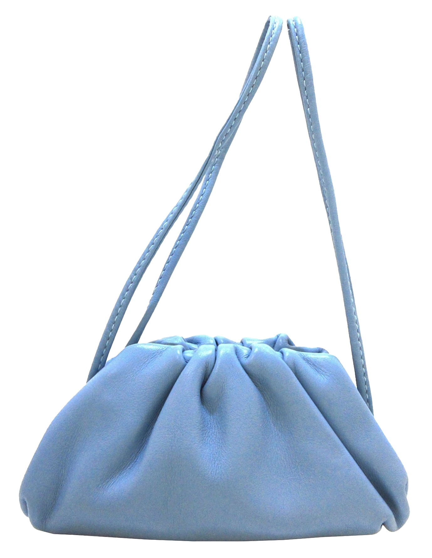Bottega Veneta Vintage - The Mini Pouch - Light Blue - Leather