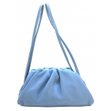 Bottega Veneta Vintage - The Mini Pouch - Azzurro - Borsa in Pelle - Alta Qualità Luxury