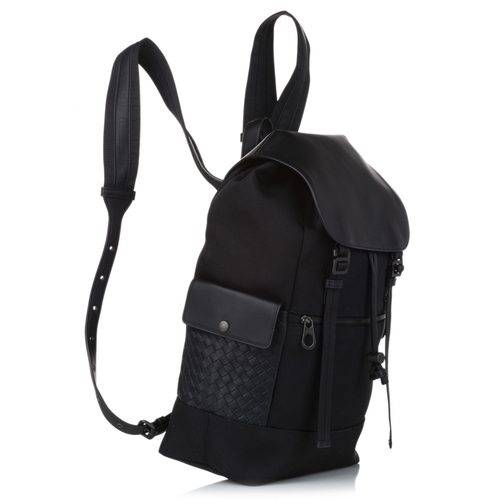 Leather backpack Bottega Veneta Black in Leather - 23225668