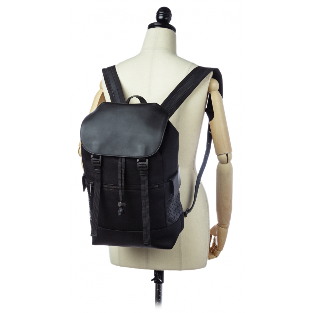 Bottega Veneta Vintage - Intrecciato Leather Backpack - Black - Leather  Backpack - Luxury High Quality - Avvenice