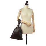 Bottega Veneta Vintage - BV Twist Leather Handbag - Dark Brown - Leather Handbag - Luxury High Quality