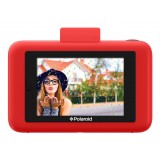 Polaroid - Fotocamera Digitale Snap Touch a Stampa Istantanea con Schermo LCD (Rosso) e Tecnologia di Stampa Zink Zero Ink
