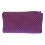Bottega Veneta Vintage - Intrecciato Leather Crossbody Bag - Purple - Leather Handbag - Luxury High Quality