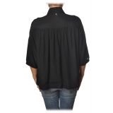 Patrizia Pepe - Lightweight Fabric Shirt - Black - Shirt - Made in Italy - Luxury Exclusive Collection