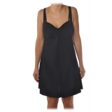 Patrizia Pepe - Short Sheath Dress with Heart Neckline - Black - Dress - Made in Italy - Luxury Exclusive Collection