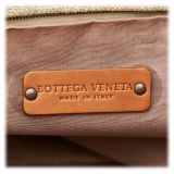 Bottega Veneta Vintage - Canvas Tote Bag - Marrone - Borsa in Pelle - Alta Qualità Luxury