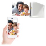 Polaroid - Polaroid ZIP Mobile Printer w/ZINK Zero Ink Printing Technology - Compatible w/iOS & Android Devices - White