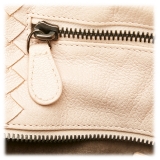 Bottega Veneta Vintage - Intrecciato Leather Handbag - Beige - Leather Handbag - Luxury High Quality