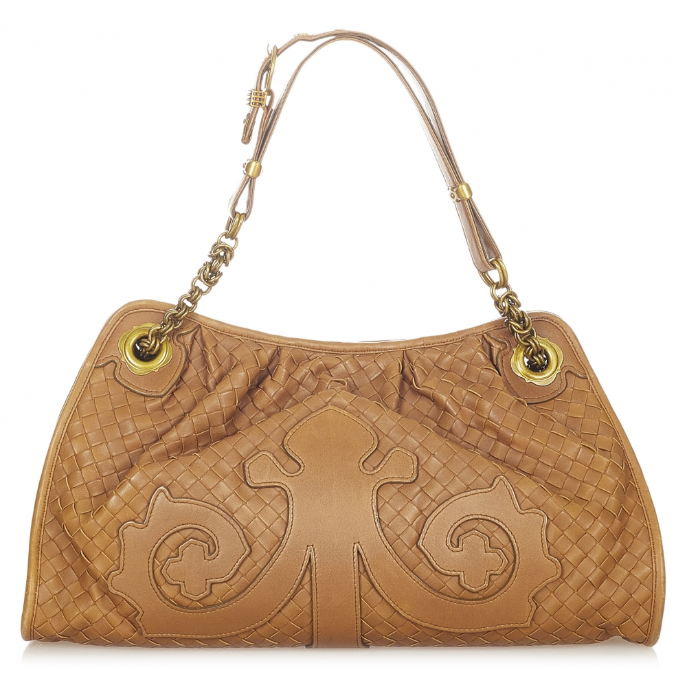 Prada Vintage - Python Shoulder Bag - Brown Beige - Leather Handbag -  Luxury High Quality - Avvenice