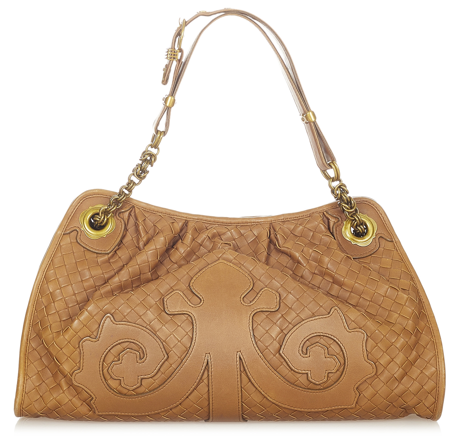 Bottega Veneta Vintage - Intrecciato Leather Shoulder Bag - Brown - Leather  Handbag - Luxury High Quality - Avvenice