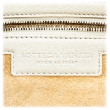 Bottega Veneta Vintage - Intrecciato Leather Handbag - Bianco - Borsa in Pelle - Alta Qualità Luxury