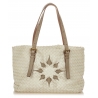 Bottega Veneta Vintage - Intrecciato Leather Tote Bag - Bianco Grigio - Borsa in Pelle - Alta Qualità Luxury