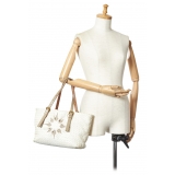 Bottega Veneta Vintage - Intrecciato Leather Tote Bag - White Grey - Leather Handbag - Luxury High Quality