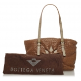 Bottega Veneta Vintage - Intrecciato Leather Tote Bag - Brown - Leather Handbag - Luxury High Quality