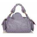 Bottega Veneta Vintage - Intrecciato Leather Handbag - Viola - Borsa in Pelle - Alta Qualità Luxury