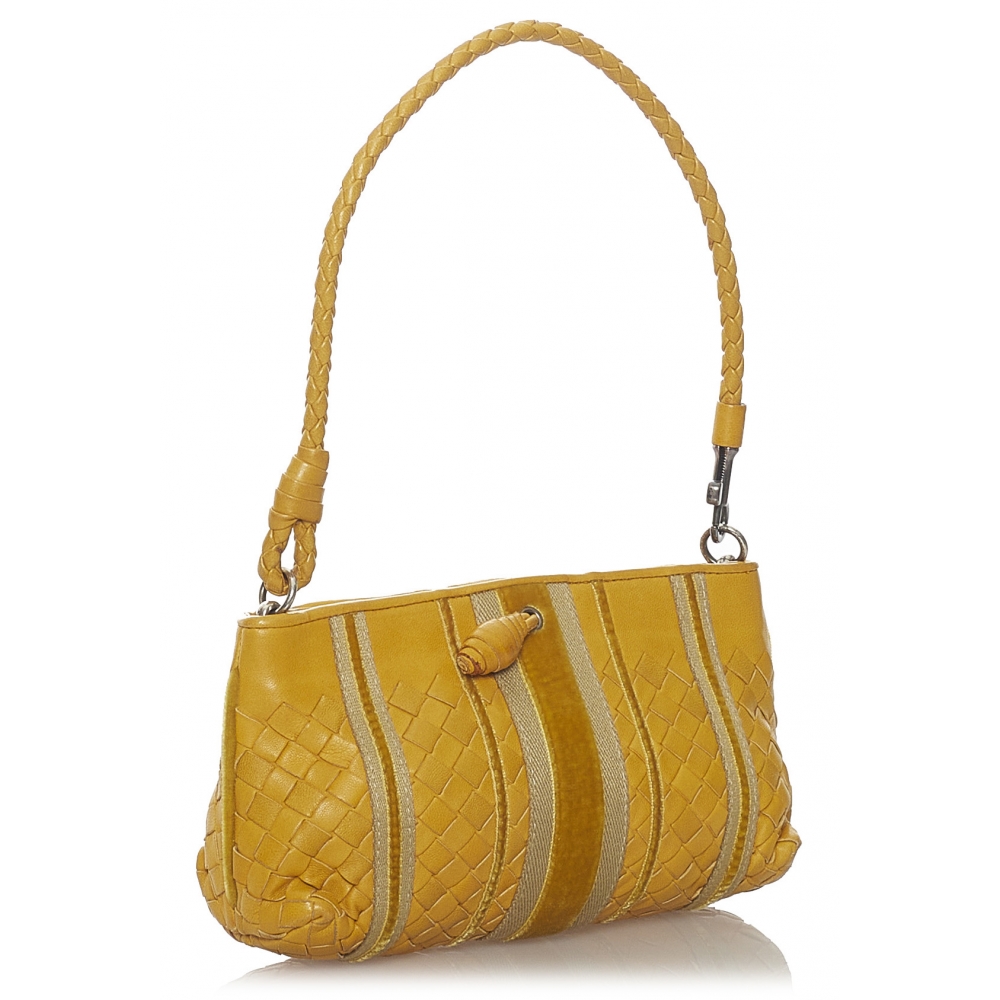 Shop Bottega Veneta Medium Gemelli Intrecciato Leather Shoulder Bag