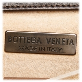 Bottega Veneta Vintage - Intrecciato Leather Shoulder Bag - Marrone - Borsa in Pelle - Alta Qualità Luxury