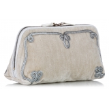Bottega Veneta Vintage - Velour Clutch Bag - Brown - Leather Handbag - Luxury High Quality
