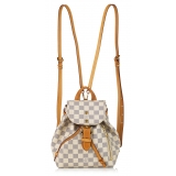 Louis Vuitton Vintage - Damier Azur Sperone BB - White Blue - Leather Backpack - Luxury High Quality