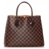 Louis Vuitton Vintage - Damier Ebene Kensington - Brown - Leather Handbag - Luxury High Quality