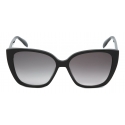 Alexander McQueen - Occhiali da Sole Seal Logo a Farfalla  - Nero Grigio - Alexander McQueen Eyewear