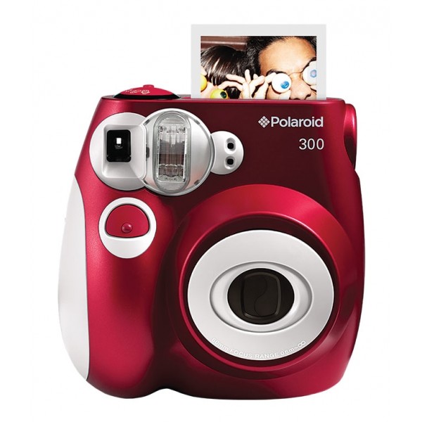 Polaroid - Polaroid PIC-300 Instant Film Camera - Fotocamera Digitale a Stampa Istantanea - Rosso
