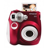 Polaroid - Polaroid PIC-300 Instant Film Camera - Digital Camera with Instant Printing Technology - Red