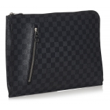 Louis Vuitton Vintage - Damier Graphite Porte Documents Black Gray - Canvas  and Calf Leather Business Bag - Luxury High Quality - Avvenice