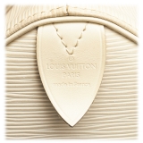 Louis Vuitton Vintage - Epi Speedy 30 - Bianco - Borsa in Pelle - Alta Qualità Luxury