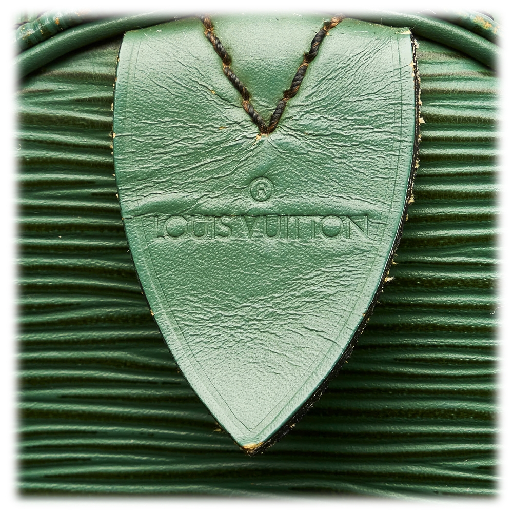 Louis Vuitton Vintage Louis Vuitton Speedy 35 Green Epi Leather City